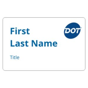 Locker Name Badge - Dot Foods
