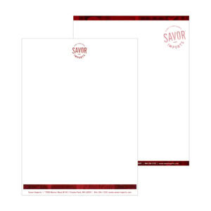 Letterhead | Savor Imports