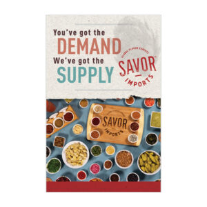 Supply and Demand Brochure | Savor Imports