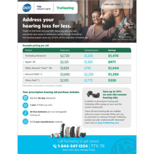 Flyer | TruHearing Discount Pricing